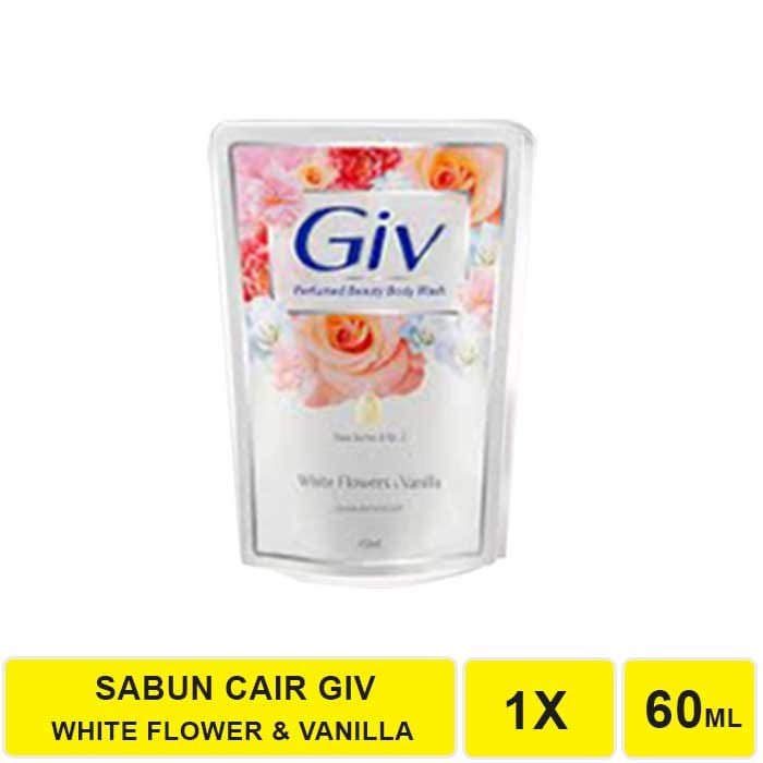 {MLTSTR}SABUN CAIR GIV white beauty body wash pouch