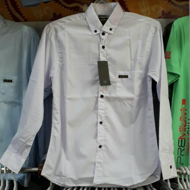 Kemeja Putih Hurley ( Kemeja kerja, kemeja menikah)