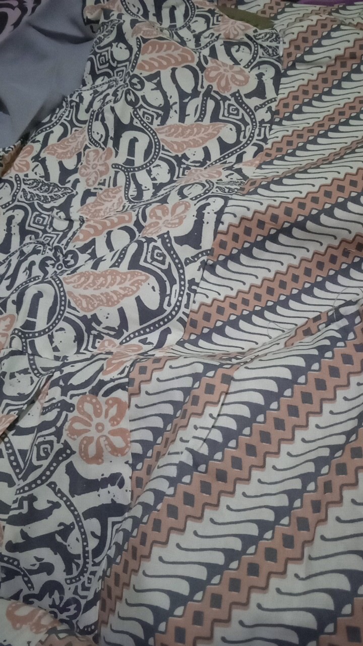 Batik Dolby Dolbi Dobby Doby Tenun Sutra Tulis Katun Atbm Baron Atasan Batik Wanita Sogan Srg308