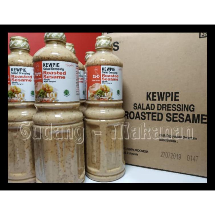 

Kewpie Salad Dressing Roasted Sesame 1 Liter / Saus Wijen Terjamin