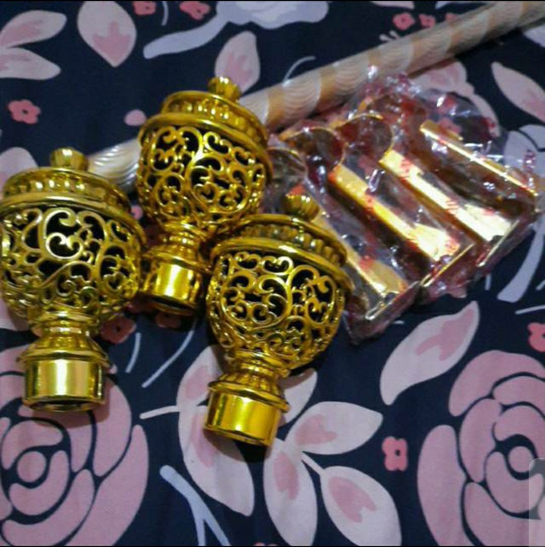 ( 2 Meter Dan 1,5 Meter) Rel / Reil /rollet / Reil Bulat /batang Soka Gorden