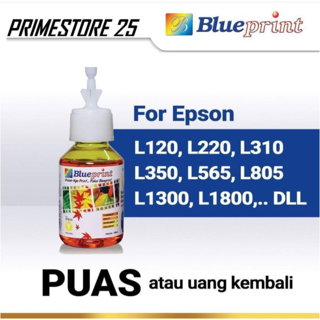 Tinta | Ink Epson BLUEPRINT 100ml  Refill For Printer Epson L100 , L3110