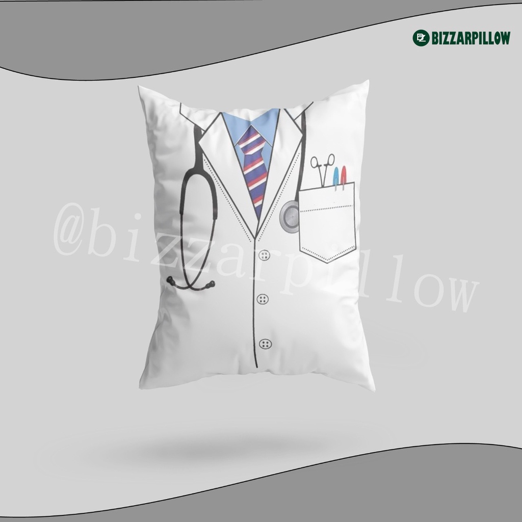 Bizzarpillow Bantal Hadiah Custom Seragam Profesi 30x40 cm BZ192