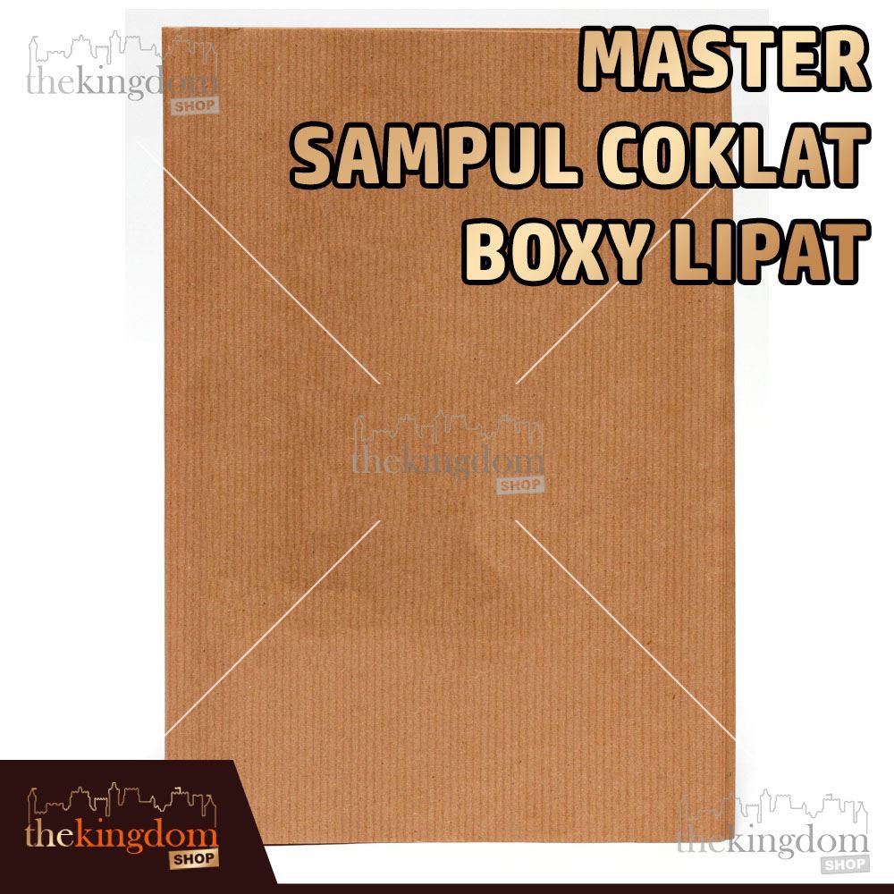

Master Sampul Coklat Boxy Lipat / Sampul Buku / Kertas Kopi