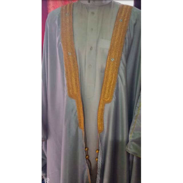Jubah luaran bisth habaib ustad nikah bordir