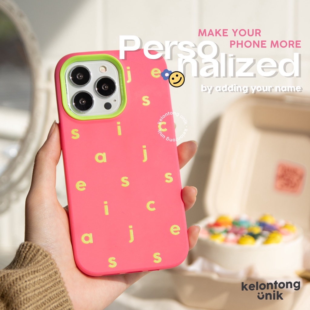 LANGSUNG KIRIM TANPA PO | (Seri 1) For iPhone - TRIPLE MAD 3in1 Silicone Case - Premium Case Custom Nama