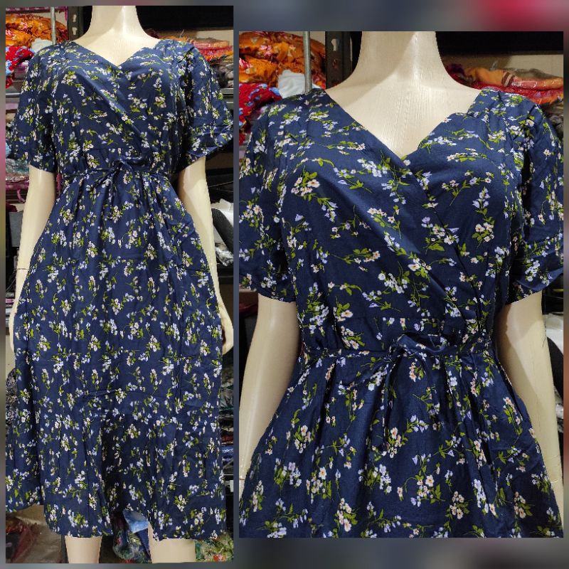 Daster busui bali kimono pendek ruffle