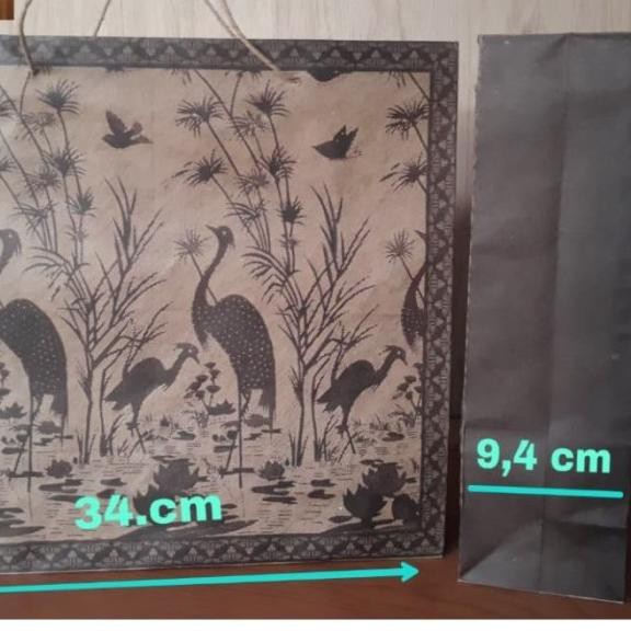 

☞ Paper bag / paper bag tas tali putih / tas souvenir /uk 34×9×32 ➹