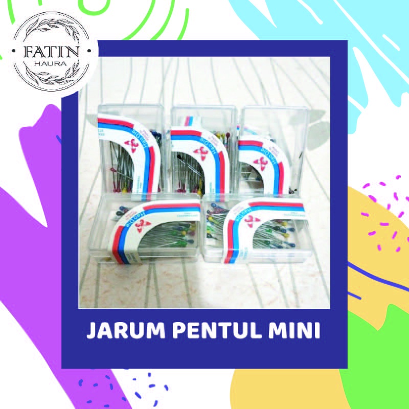 Jarum pentul mini / jarum pentul hijab 1 box