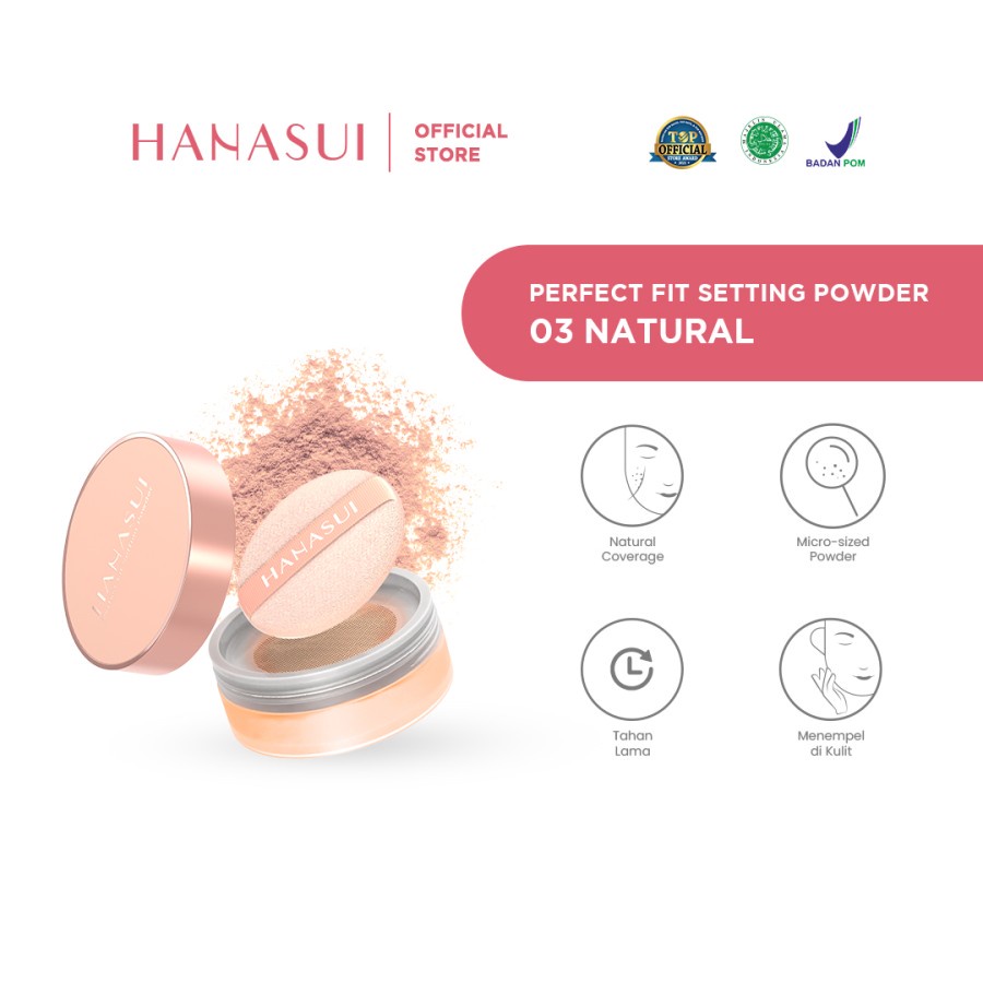 ✨ AKU MURAH ✨Hanasui Perfect Fit Setting Powder