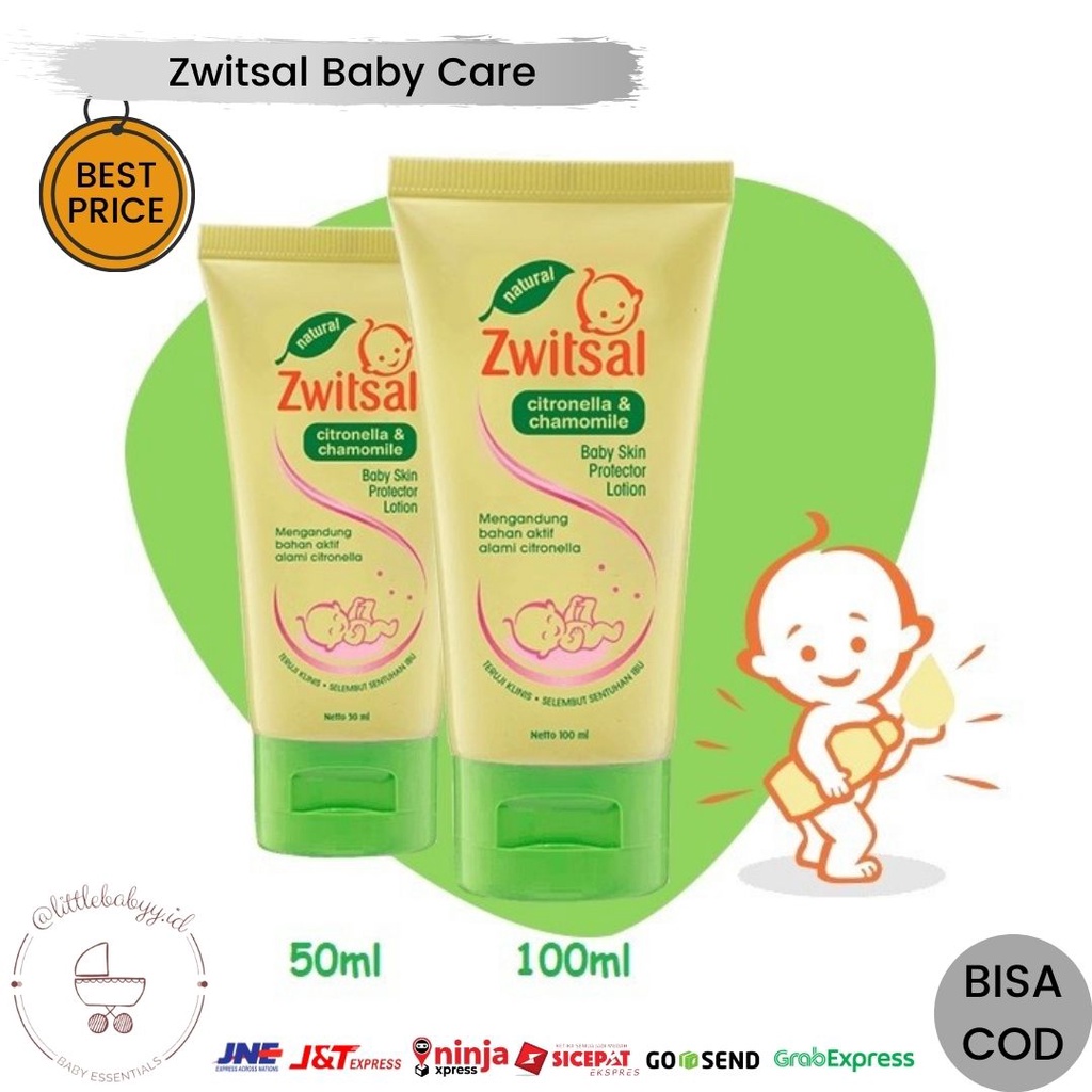 Zwitsal Natural Baby Skin Protector | Lotion Anti Nyamuk Bayi