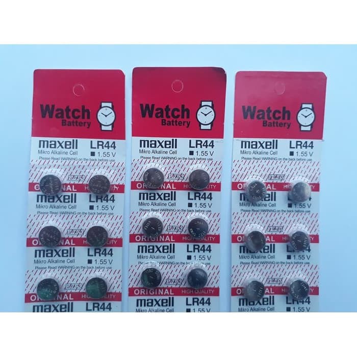 Baterai Battrey Jam Tangan Maxell ag13 baterai lr44 1PCS