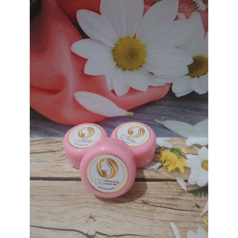 Bibit pemutih super DZ with vit E/cream whitening campuran lotion