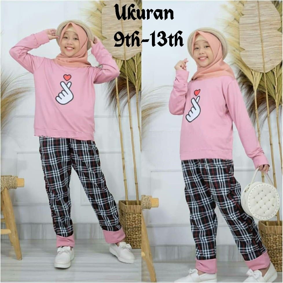 [ST SARANGHEYO FT]Setelan Anak perempuan babyterry varian warna dan ukuran