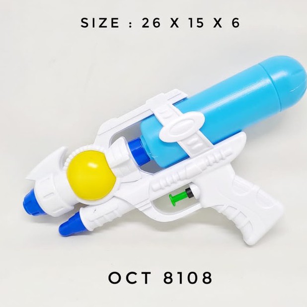 Mainan Pistol Air Warna Warni OCT8108 Water Gun 26 CM