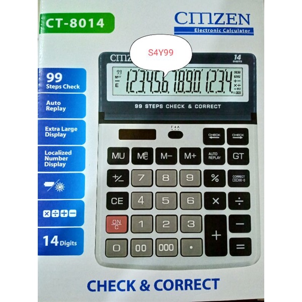 

Kalkulator CMZEN CT-8014 (14 Digit)