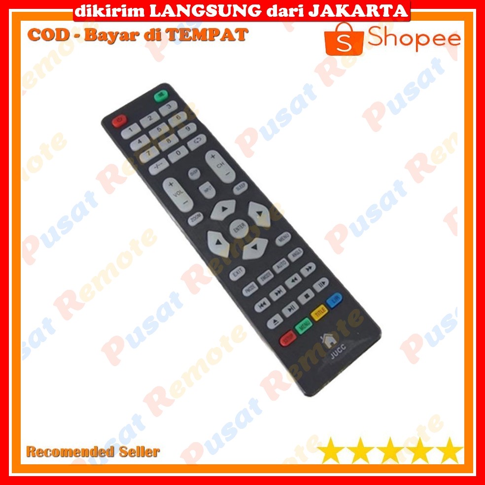 Remot Remote Untuk TV JUC LCD LED 19Inch Grade Original Pabrik / Kw Baru Dan Gress JUCC Kv1519S COD