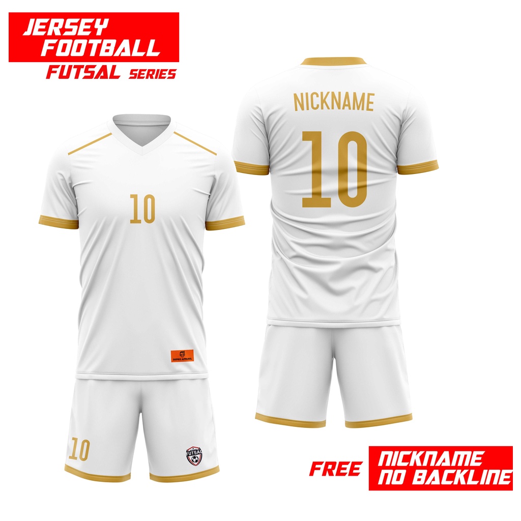 JERSEY FUTSAL BOLA FOOTBALL LIGNE SERIES FULLPRINT REQUEST NAME DAN LOGO