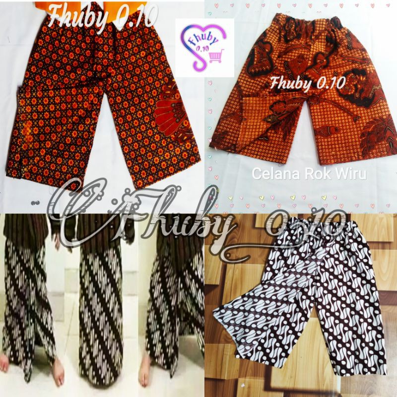 Celana Rok Wiru Batik - Celana Batik Murah - Rok Celana Batik