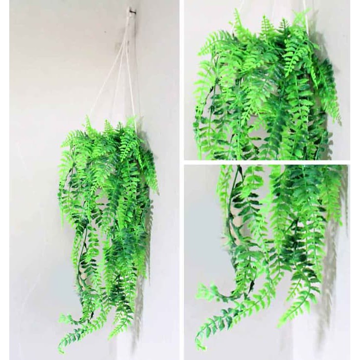 

Dijual daun plastik hias hiasan artificial leaf leaves pot gantung F