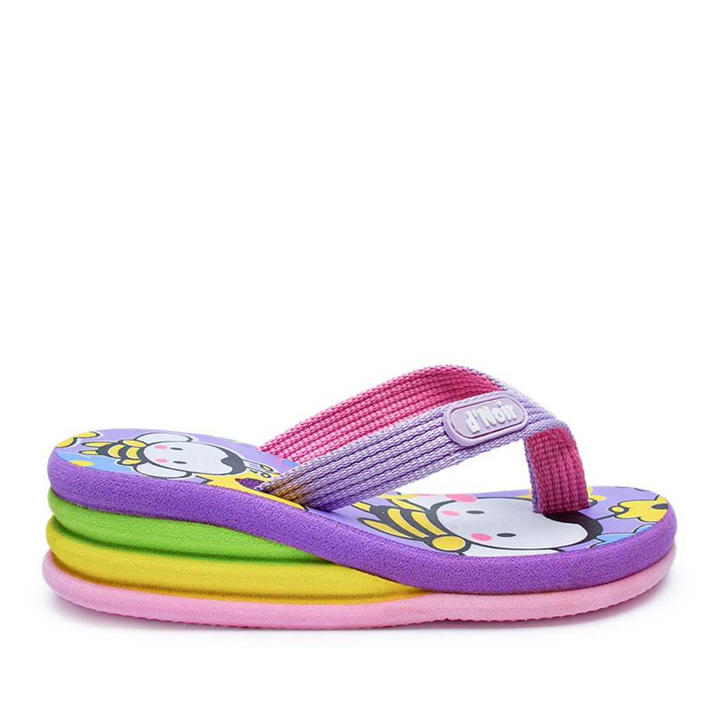 DNOIR Sandal Anak Perempuan LAPIS4 UNGU