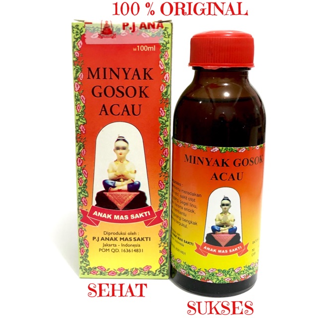 Obat Gosok Acau ~ Obat Rematik, Nyeri Otot &amp; Sendi, Sakit Pinggang &amp; Kaki