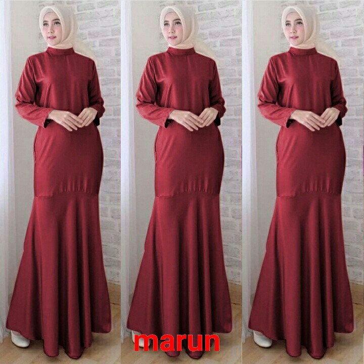 COD Maxy Dress Duyung VELVET , Baju Muslim