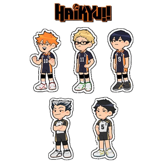 

Sticker Haikyuu A6 Set