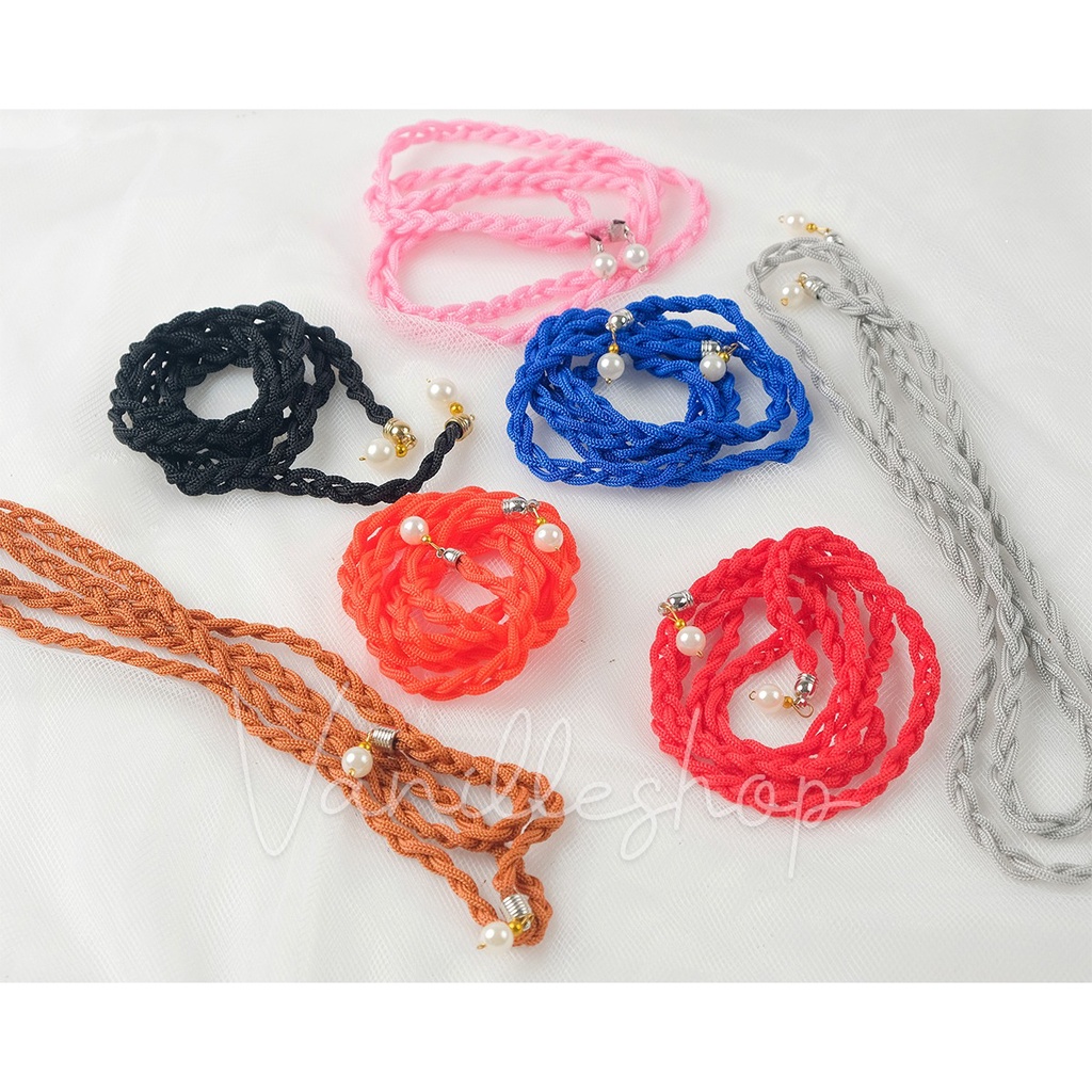 VANILLESHOP - Ikat Pinggang Wanita Belt KOREA Strap Kepang Daun