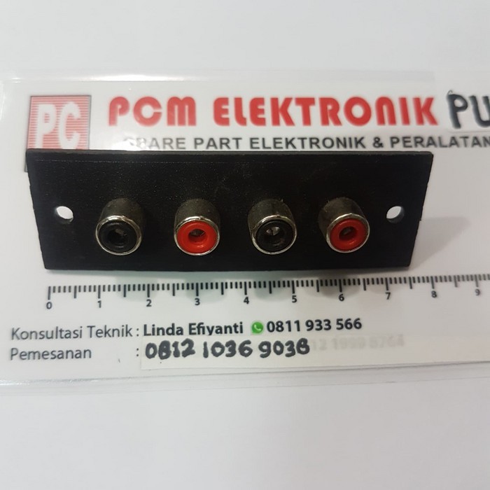 New soket rca di box 4pin
