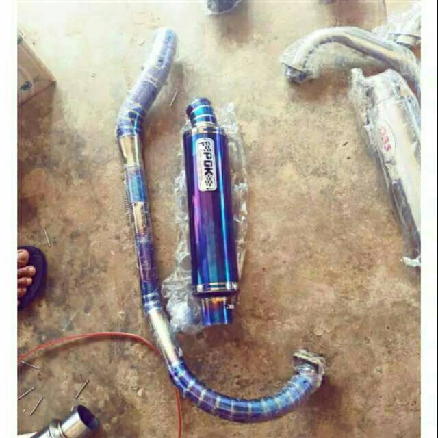 Knalpot PDK bluemoon fir satria fu megapro dll