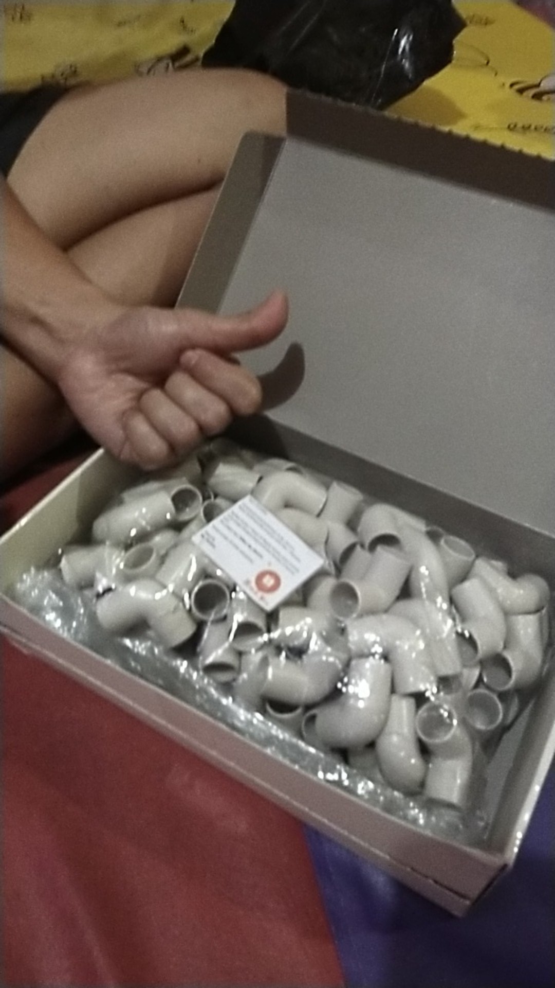 Elbow Pipa Listrik 5/8  Putih / Knee / Knie / El-bow  5/8 Putih