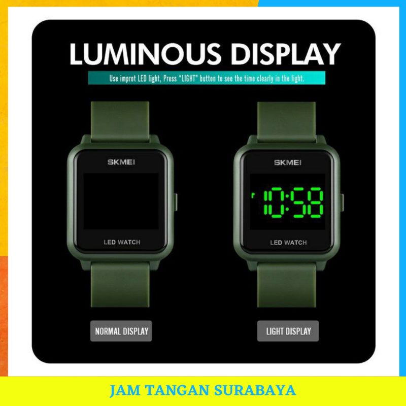JAM TANGAN LED SKMEI 1630 ORIGINAL ANTI AIR