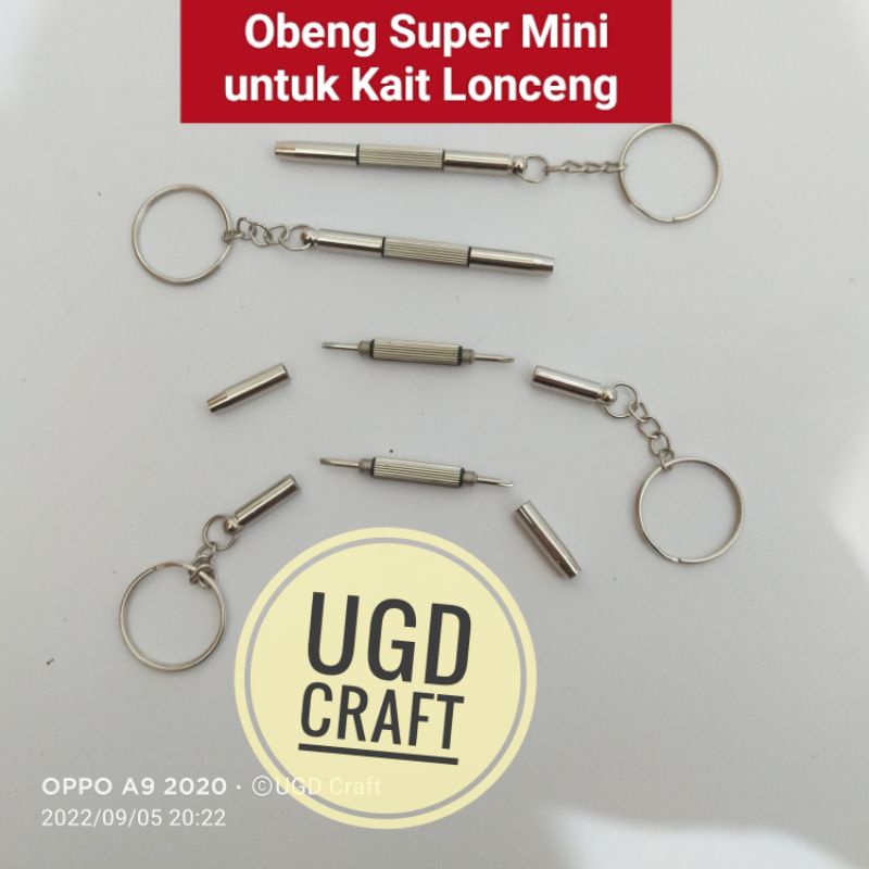 Obeng Gantungan Super Mini Untuk Kait Lonceng