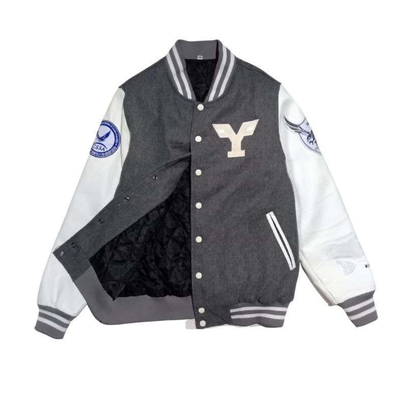 Yonsei University Jacket / Leather Varsity / Jaket Thrift Second