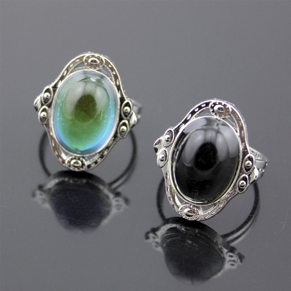 Mxbeauty Cincin Mood Ring Dapat Berubah Warna Sesuai Suhu Gaya Vintage