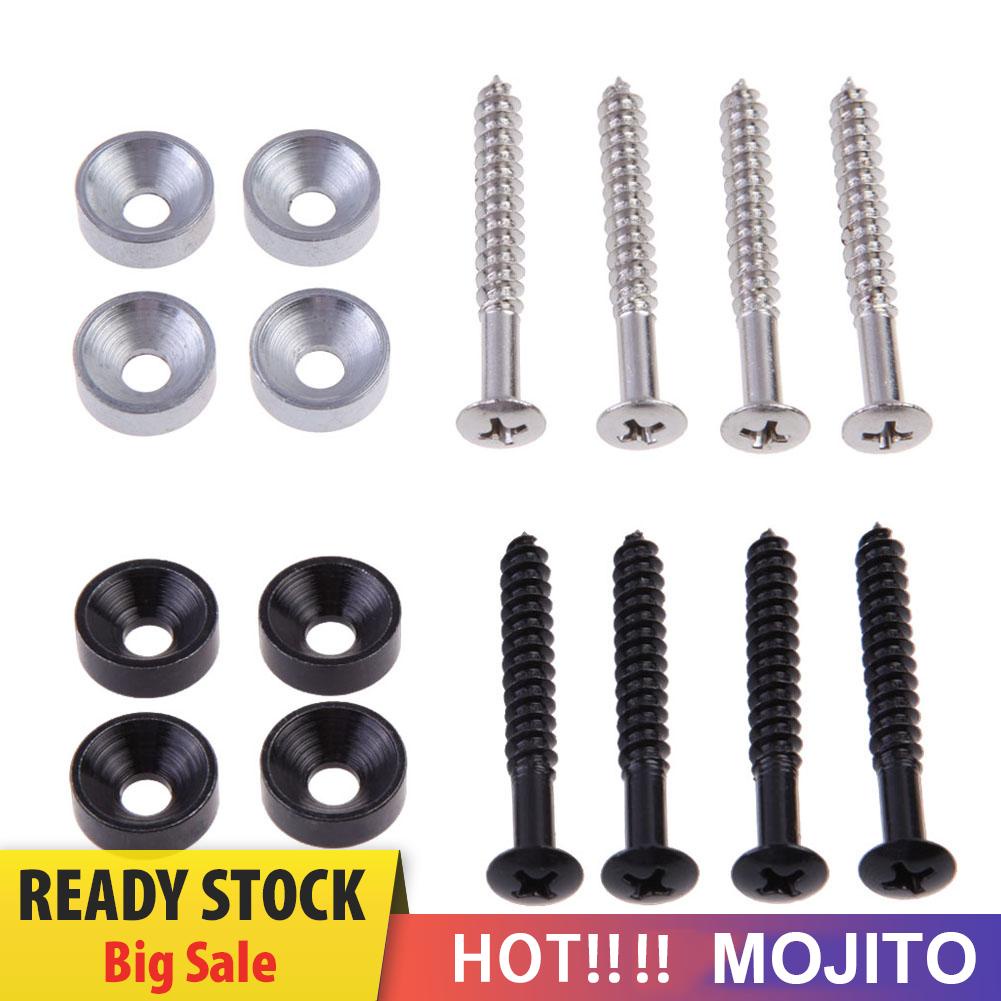 4 Neck Joint Bushings Dan Bolts Untuk Gitar Elektrik