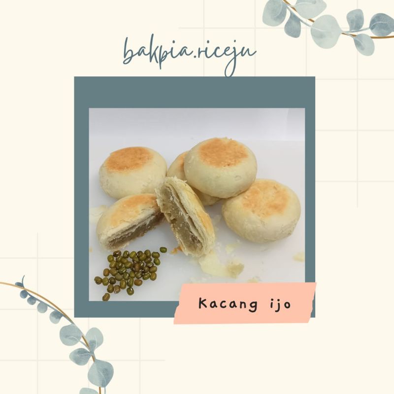 

Kuepia isi kacang ijo khas pontianak// kue pia kering