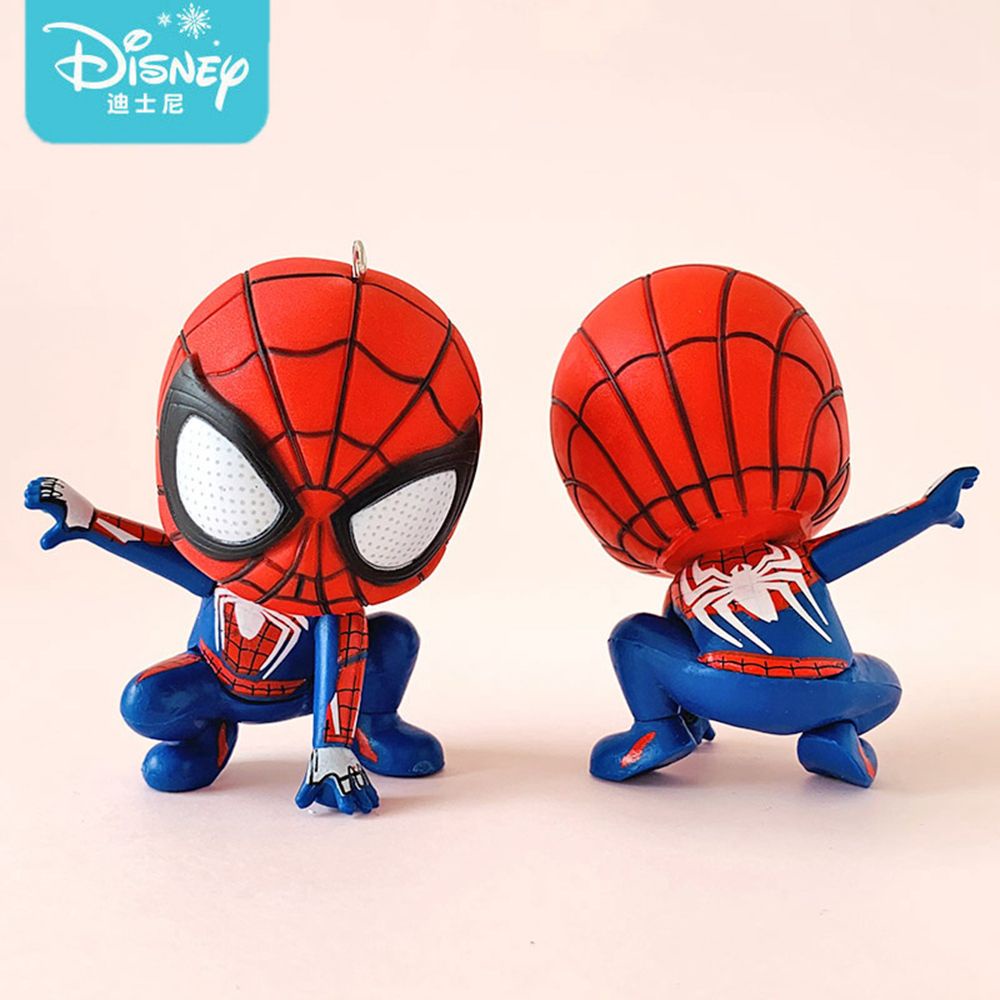 Needway  Gifts Figurine Model Cute Toy Figures Spiderman Action Figures For Kids Miniatures Anime Cartoon Collectible Model Marvel Hero Doll Ornaments