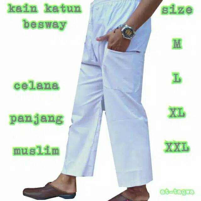 Celana fangsi M  L  XL  XXL  komprang  sirwal  silat  solat