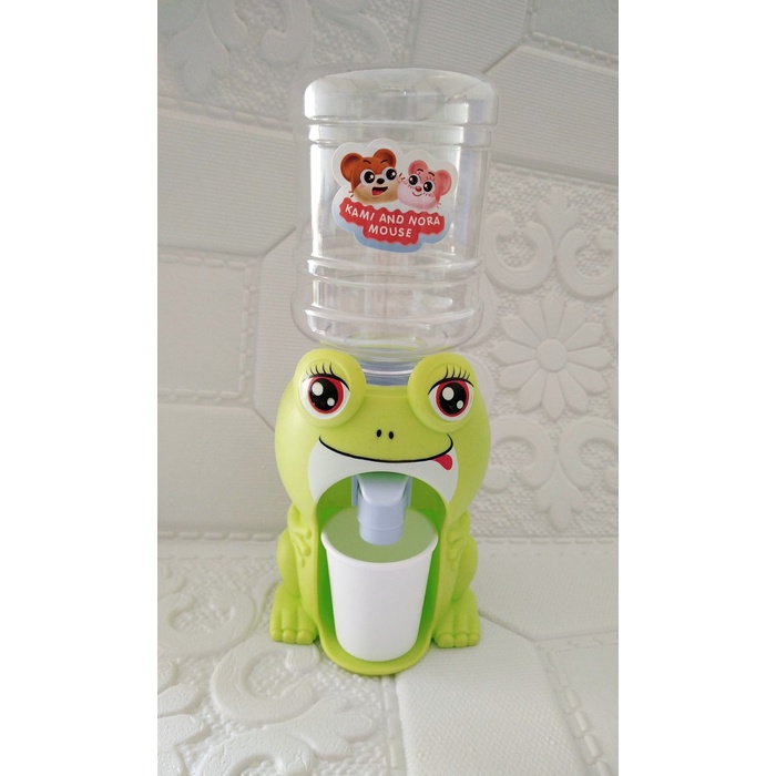 Promo Promo Viral Dispenser Galon Mini Karakter Mainan Anak Lucu - Kodok