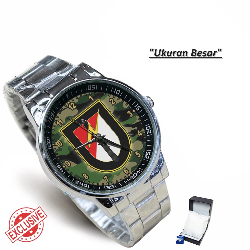 Jam Tangan Rantai Couple TNI AD RAIDER 06 (Special)