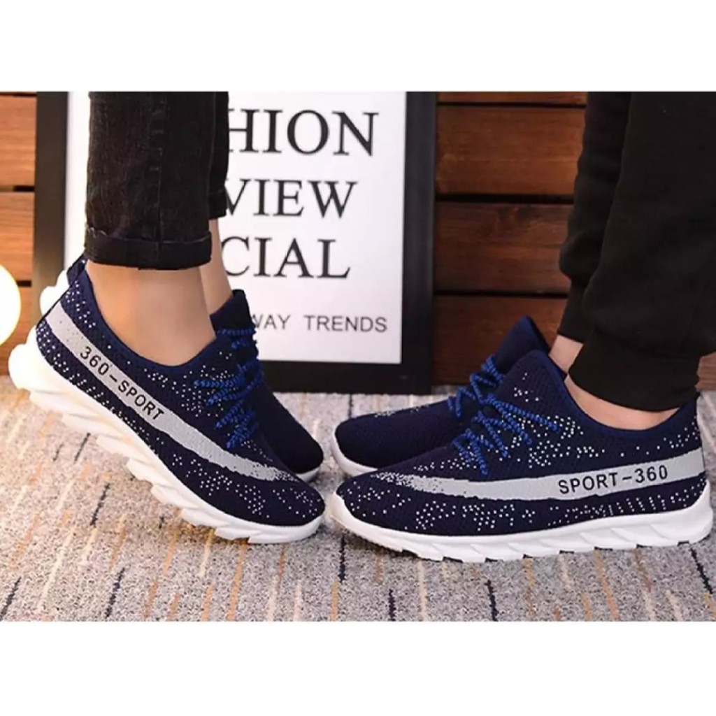 Odyssey React Sport-360 Running Shoes - Sepatu Sneakers Pria Wanita Import Legion Ink - Sepatu Korea