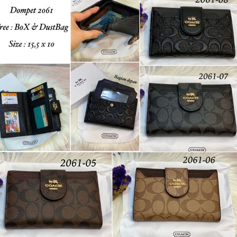 [GQ. 9584] Dompet wanita 2061 free Dustbag + Box