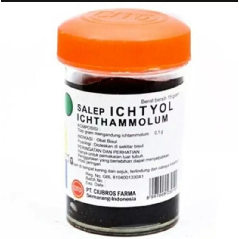 Salep Bisul Ichtyol 15 gram / Obat Bisul Salep