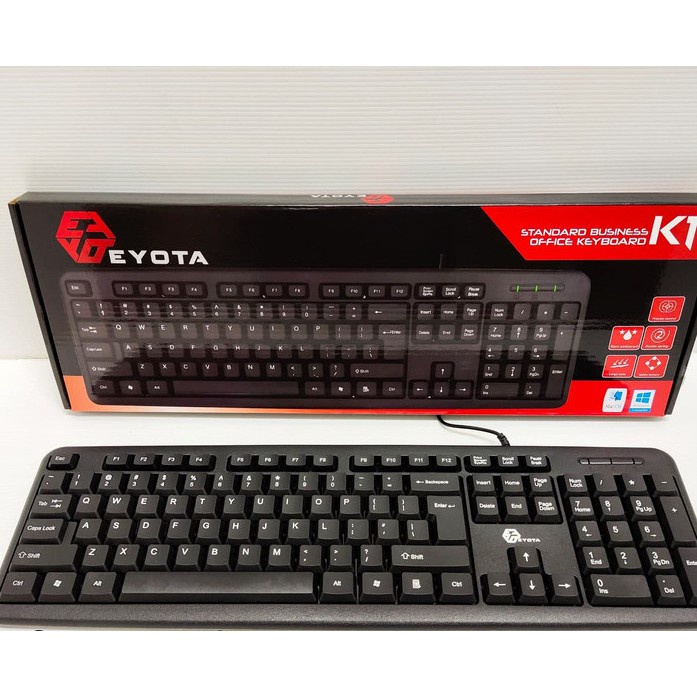 Trend-Keyboard Eyota K11 / Mtech Stk-01 Murah - Hitam