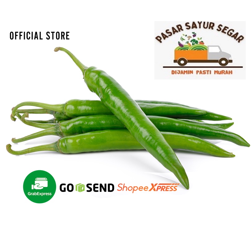 

CABE HIJAU BESAR / CABAI HIJAU BESAR 500 gr