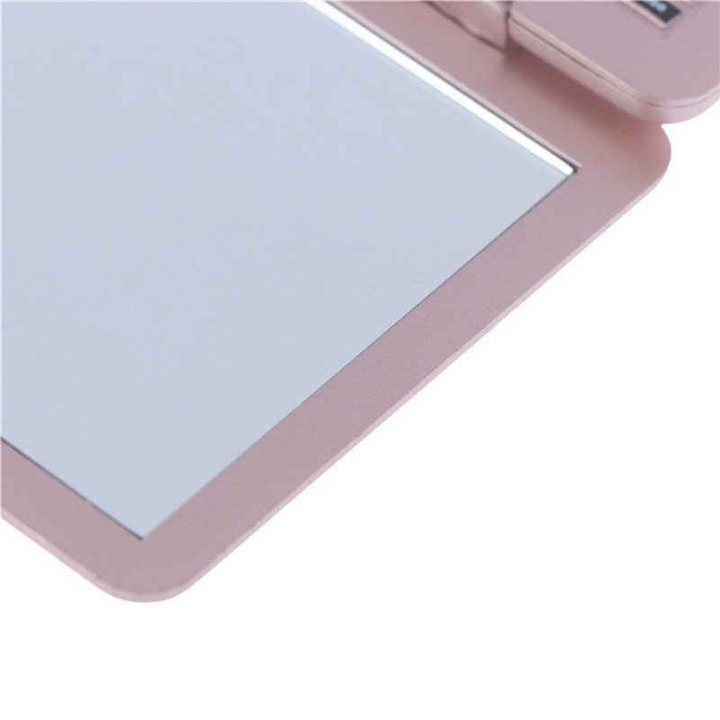 Mainan Cermin Saku Mini Bentuk laptop Transparan Untuk makeup / Bayi Perempuan