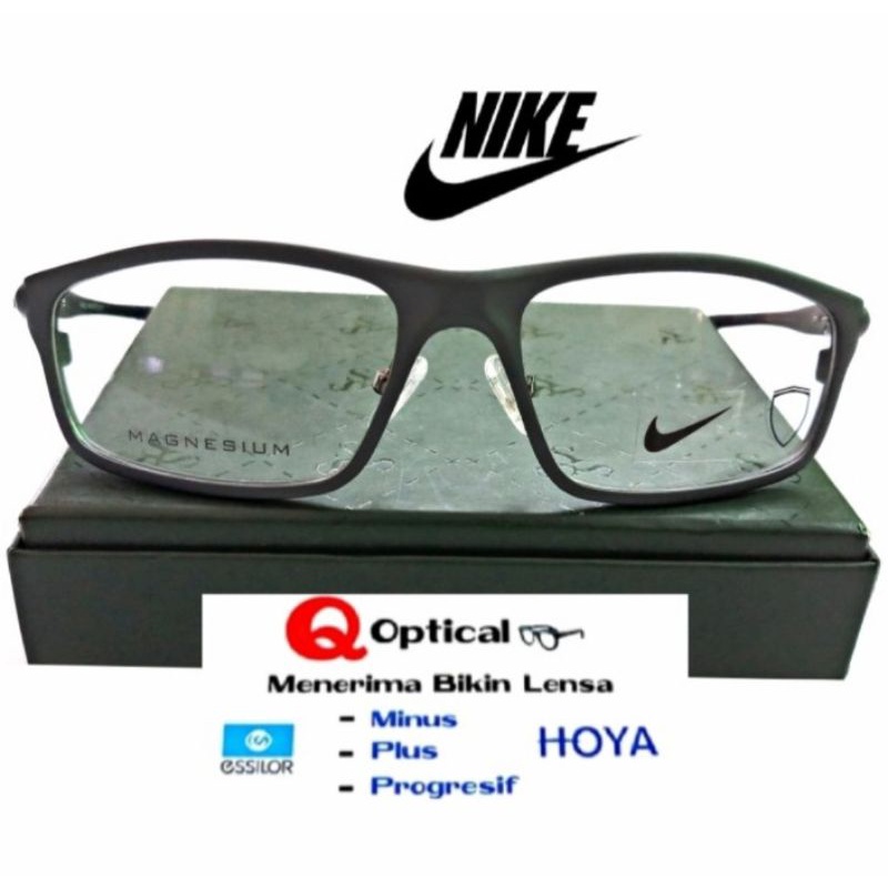 Kacamata Frame Pria Sporty Titanium Carbon Nike C06-S55 M.Grey Smoke