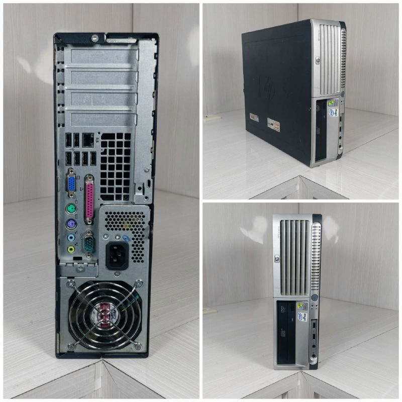 PC HP Compaq Dc7700 Sff Core 2 Duo Ram 2 GB  DDR3 HDD 160 GB Bergaransi